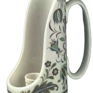 Lenox Chamber Candle Holder, 24kt Gold Trim, Flower designs. Vintage